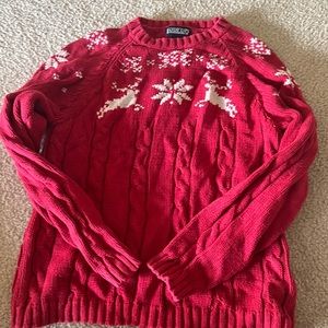 Lands End Christmas Sweater